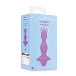 Loveline Mini Ergo Vibrator Sweet Amethyst kompaktowy silikonowy model z regulacją trybów