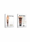 Hold Ups H034 Plus pończochy samonośne 20 den czarne, koronka i silikonowy pasek