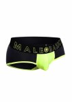 MaleBasics Neon Brief męskie slipy neonowe z oddychającym materiałem i szerokim pasem