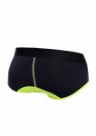 MaleBasics Neon Brief męskie slipy neonowe z oddychającym materiałem i szerokim pasem