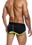 MaleBasics Neon Brief męskie slipy neonowe z oddychającym materiałem i szerokim pasem