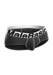 MaleBasics Microfiber Brief męskie slipy czarne z mikrofibry i anatomiczną kieszenią