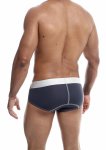 MaleBasics Microfiber Brief męskie slipy czarne z mikrofibry i anatomiczną kieszenią uplift