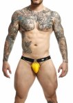 DNGEON Chain Jockstrap – sportowy pas z metalowymi łańcuszkami i O-ringiem, czarny, M
