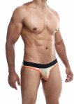 MOB Aero Jock – slipy anatomiczne z odsłoniętym tyłem, minimalistyczny design, czarne