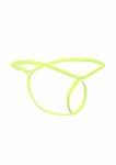 MOB Tear Drop Thong Black – męskie stringi typu tear drop, elastyczna lycra, czarne