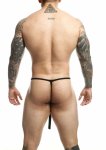 MOB Elephant Thong męska bielizna szara, motyw słonia, elastyczna Lycra