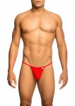 MOB Sheer T-Back Thong męski string siateczkowy czarny L/XL, nowoczesny kroj
