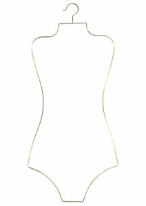 Bodyshape Lingerie Hanger 10 szt. komplet wieszaków do bielizny, anatomiczny kształt