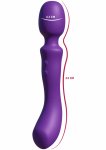 She.E.O Double-Sided Wand masażer wibracyjny dwustronny silikonowy, 7 trybów USB-C