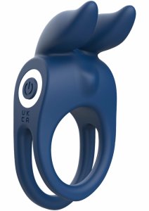 Fierce Rabbit Ring Vibrating + Remote silikonowy pierścień intymny z uszami królika, 10 trybów, pilot