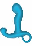 P-spot Tapper Plug Vibrating z pilotem, silikonowy korek anatomiczny, 10 trybów, czarny, wodoodporny
