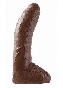 SexShop - Dildo realistyczne - PIPEDREAM Basix Rubber Works Fat Boy Brązowy - online