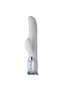 SexShop - Wibrator ze stymulatorem łechtaczki - Vibe Therapy Grandiose biały - online