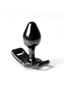 SexShop - Plug analny - Perfect Fit Strap On Butt Plug Small Black czarny - online
