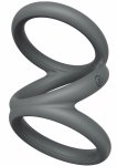Triple Cock & Ball Sling Small silikonowa obręcz podtrzymująca, 3 pierścienie, rozmiar S