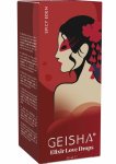 Elixir Love Drops 50 ml GEISHA rozgrzewający olejek do masażu, jedwabista formuła, 4 zapachy