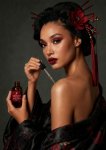 Elixir Love Drops 50 ml GEISHA rozgrzewający olejek do masażu, jedwabista formuła, 4 zapachy