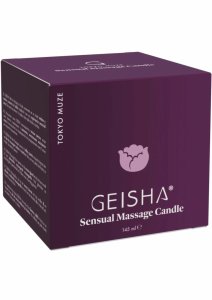 GEISHA Sensual Massage Candle 145 ml – świeca do masażu z odżywczymi olejami, pielęgnująca skórę