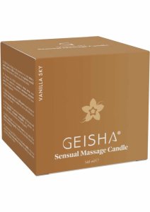 GEISHA Sensual Massage Candle 145 ml – świeca do masażu z odżywczymi olejami roślinnymi, relaksacyjna