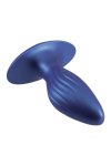 NMC 4.5 INCH Silicone Plug anatomiczny metaliczny niebieski 11,4 cm, spiralny, z T-bar