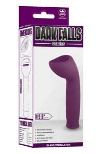 NMC 5.5 Inch Glans Stimulator silikonowy 10 trybów fioletowy USB-C, odporny na zachlapania