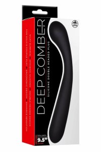 NMC 8.5 Inch Silicone Double Headed Plug Czarny 24,1 cm ergonomiczny, dwustronny