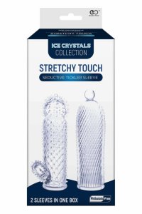 NMC 2 Seductive Tickler Sleeves Set Przezroczysty Zestaw 2 sztuki TPE z przyssawką