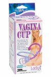 VAGINA CUP WITH INTRA PUMP – model z pompką, transparentny, bez ftalanów