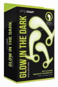 WHIPSMART 3 PCS Glow in the Dark – zestaw trzech anatomicznych aplikatorów, świecących