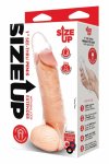 SIZE UP Clear View Extender Classic przezroczysty z pętlą i 3 pierścieniami, materiał TPE