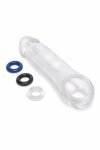 SIZE UP Clear View Extender z pętlą i pierścieniami, transparentny model 20,3 cm TPE