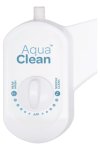 AQUACLEAN Swift Spray Slim – smukły bidet do toalety, biały, montaż bez prądu