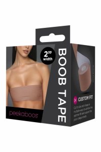 Peekaboos Boob Tape Light Skin 4,5 m – taśma modelująca do stylizacji, bawełna
