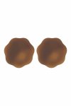 PEEKABOOS Samoprzylepne silikonowe osłonki na sutki Brown 6,3 cm, wielokrotne