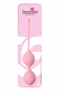 ALL TIME FAVORITES Pleasure Balls 36mm – silikonowe kulki treningowe, metalowe wnętrze, 90 g