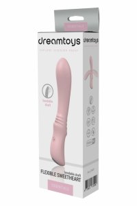 ESSENTIALS Flexible Sweetheart silikonowy model 12 cm, elastyczny trzon, 9 trybów, różowy