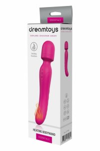 Essentials Heating Bodywand masażer z funkcją podgrzewania, 9 rytmów, wodoodporny