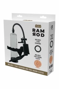 RAMROD PISTOL – pompka prożniowa z rękojeścią typu pistoletowego i nakładką, 20 cm