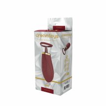 Dream Toys ROMANCE ROXY – dwufunkcyjny model ssąco-rotacyjny, burgundowy, 17 cm