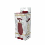 Dream Toys ROMANCE ROXY – dwufunkcyjny model ssąco-rotacyjny, burgundowy, 17 cm