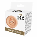 RAMROD Pump Sleeve Mouth – anatomiczna nakładka TPE do pomp prożniowych, przezroczysta