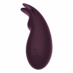 ESSENTIALS Fluttering Stimulator Purple – model z 10 trybami, ergonomiczne „uszy”, wodoodporny, 18,5 cm