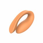 GLAM Couples Vibrator – bezprzewodowy model dla par, silikonowy, złoty, 4 rytmy, 6,5-8,5 cm, IPX6