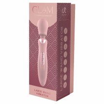 GLAM Large Wand Vibrator – duży masażer, 5 rytmów, 3 intensywności, silikon, 24 cm, IPX6