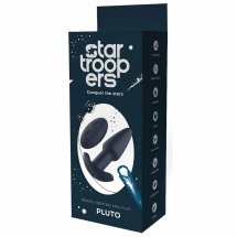 STARTROOPERS Pluto – wibrujący korek analny z pilotem, 7 rytmów, silikonowy, 13,6 cm, IPX6