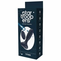 STARTROOPERS Titan Vibe z pilotem – silikonowa maszyna intymna, rotacja i wibracje, 14,2 cm, IPX6