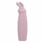 Nude Hazel Rabbit Massager – silikonowa maszyna intymna, 10 trybów, wodoodporna, 14,3 cm