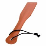 BLAZE Elite Paddle Cognac stylowa płetwa z wegańskiej skóry, 32 cm, premium