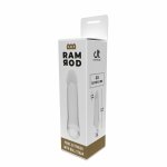 Ramrod Extender 7.6 cala z paskiem, transparentny TPE, wydłużenie 4 cm, 20,5 cm
